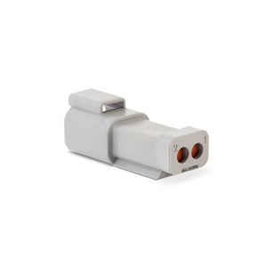 CONECTOR 2 PINES HEMBRA, SELLO SEGURO DT04-2P-E005