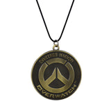 Sarah Overwatch logo Pendant Necklace for Men - Gold