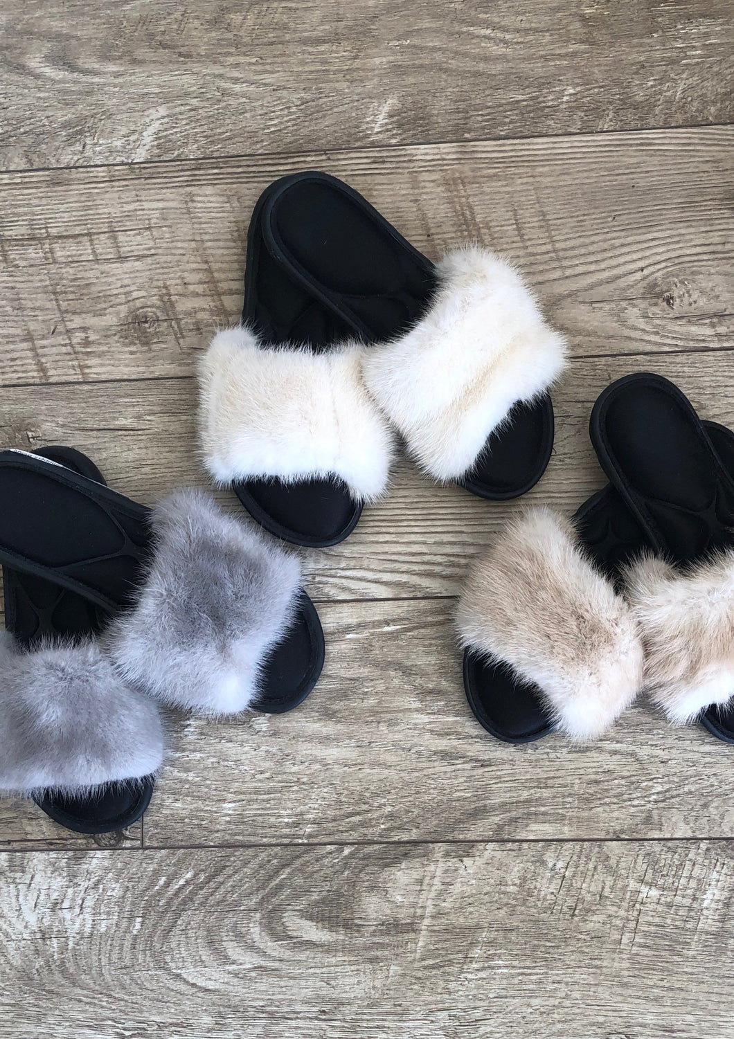 mink slippers