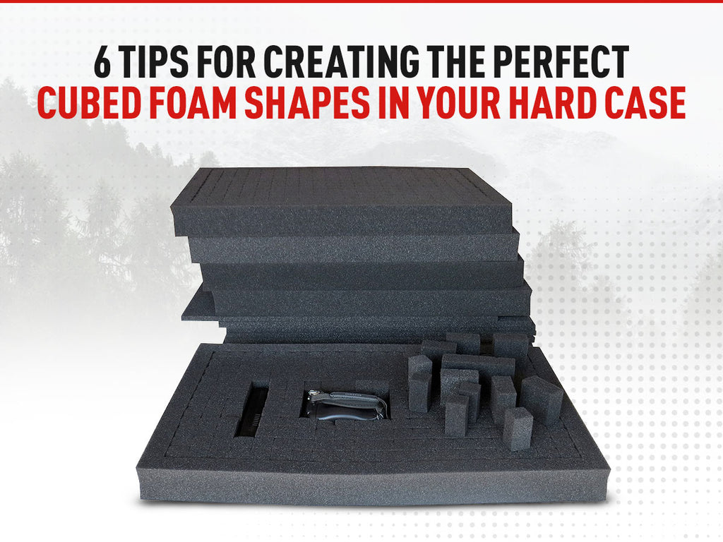 How to use pick 'n' pluck cubed foam inserts