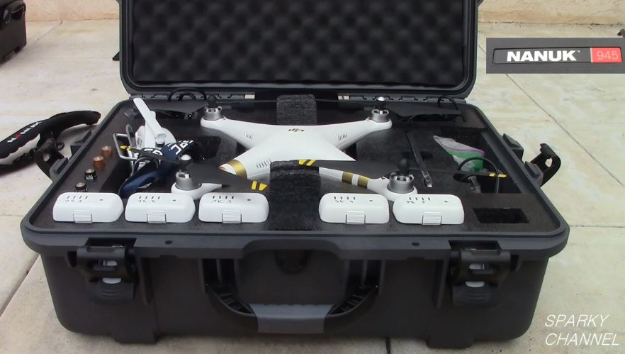 Nanuk 945 Hard Case for the Phantom 3 Quadcaptor