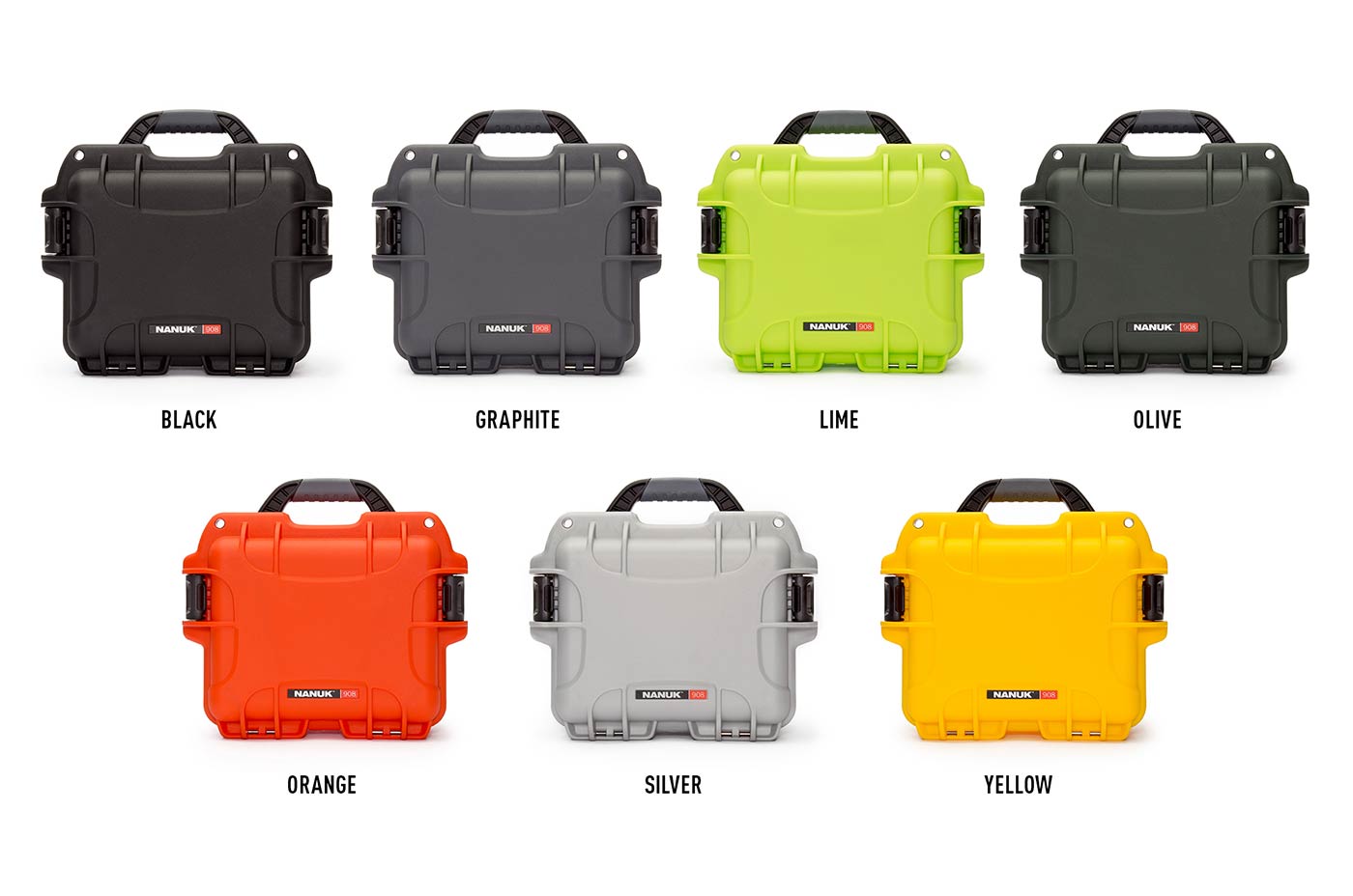 Nanuk 908 is available in 7 colors