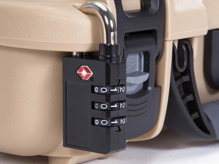 You can lock your Nanuj 910 2 Up Glock case using our TSA Padlock