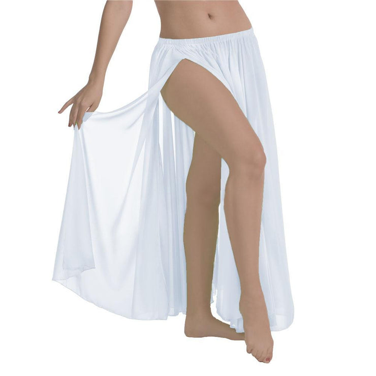 Belly Dance Chiffon Skirt With Side Slit Simply Sheer 2999 Usd Missbellydance 