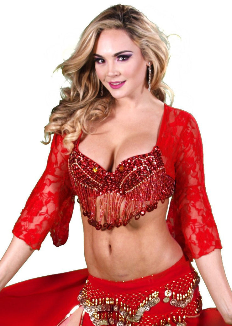 Belly Dance Tribal Lace Bra Top | NOCHE 