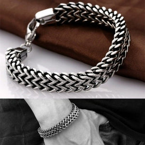 Silver Bracelet for Men: Hutzell