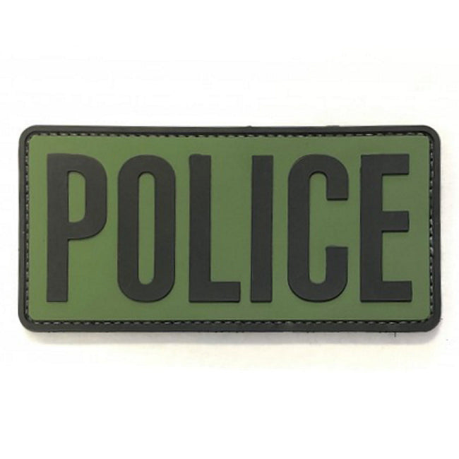 IR Infrared Police Patch with Hook and Loop (6x2 Inch, Ranger Green)