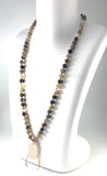 Botswana Agate Charm Necklace - The Support Collection