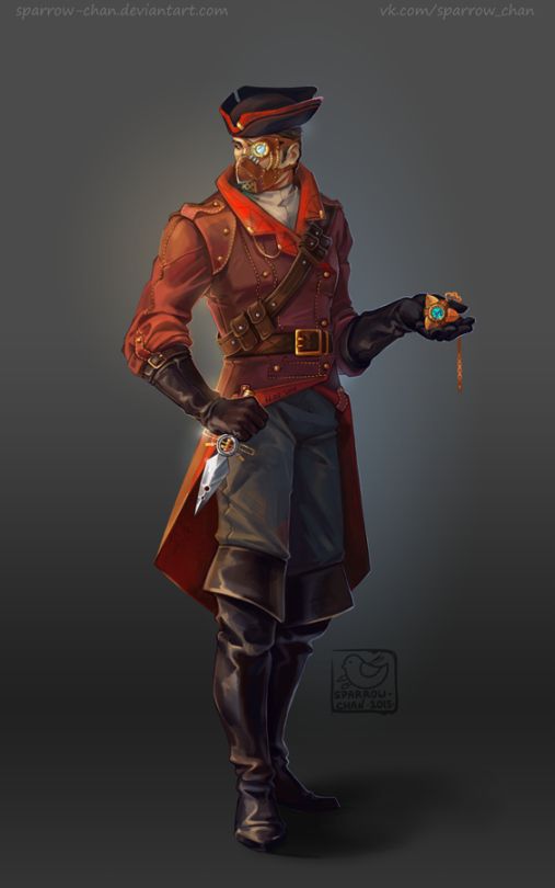 Illustration Pirate Steampunk