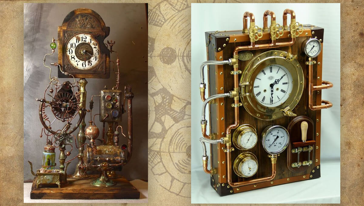 pendule steampunk