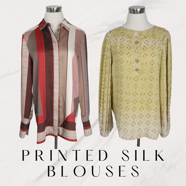Printed Silk Blouses