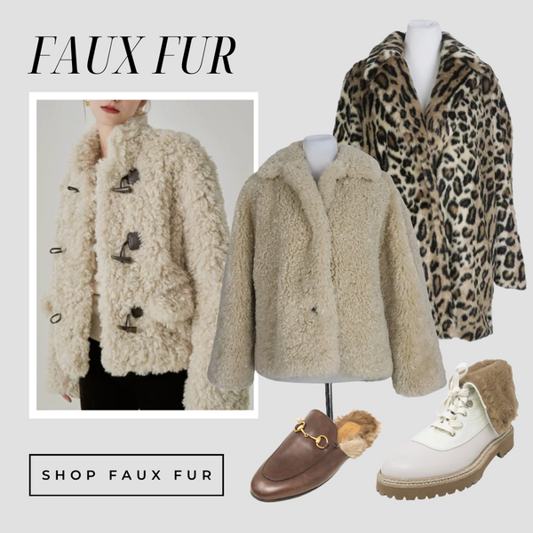 Shop Faux Fur Jackets, Shoes and Accessories