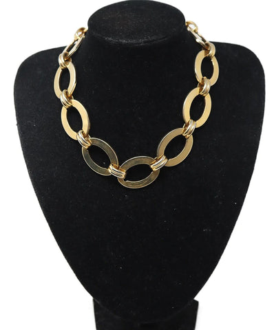 chanel metal link necklace