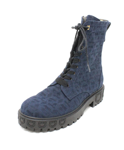 Ferragamo blue boots