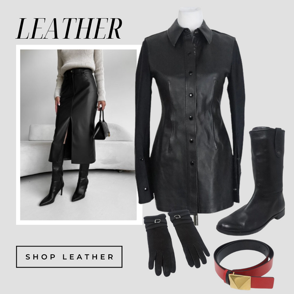 Shop Leather Clothing and Accessories