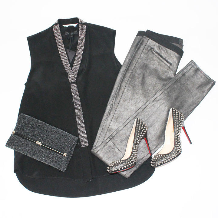 Christian Louboutin Shoes and Helmut Lang Pants