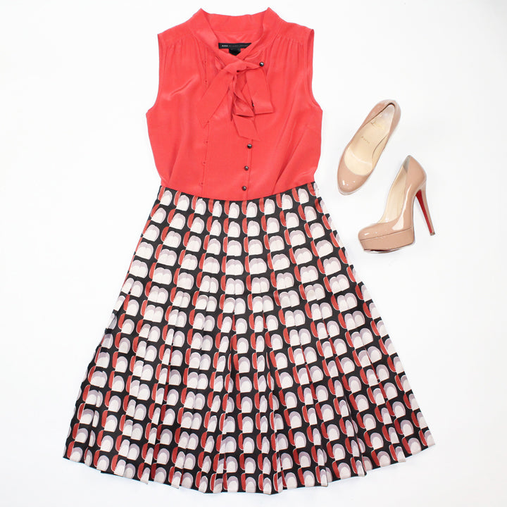 Prada Skirt Christian Louboutin Shoes