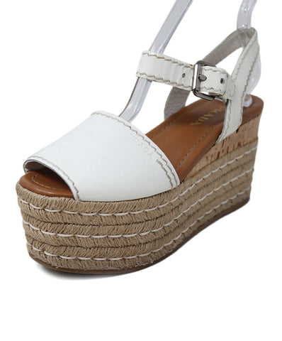 prada white leather sandals