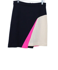 Lisa Perry color block mini skirt michaels consigment summer trends