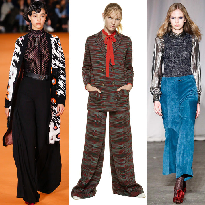 wide leg pants micro trend NYFW fall winter 2016