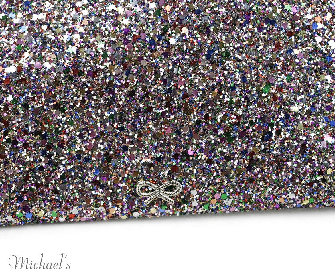 Anya Hindmarch Metallic Multi Color Glitter Clutch - Michael&#39;s Consignment NYC