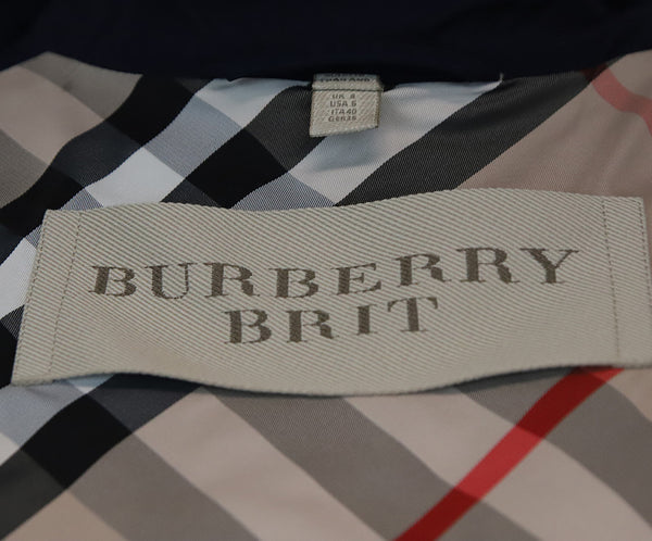 Trenchcoat Burberry Brit Size 6 Blue 