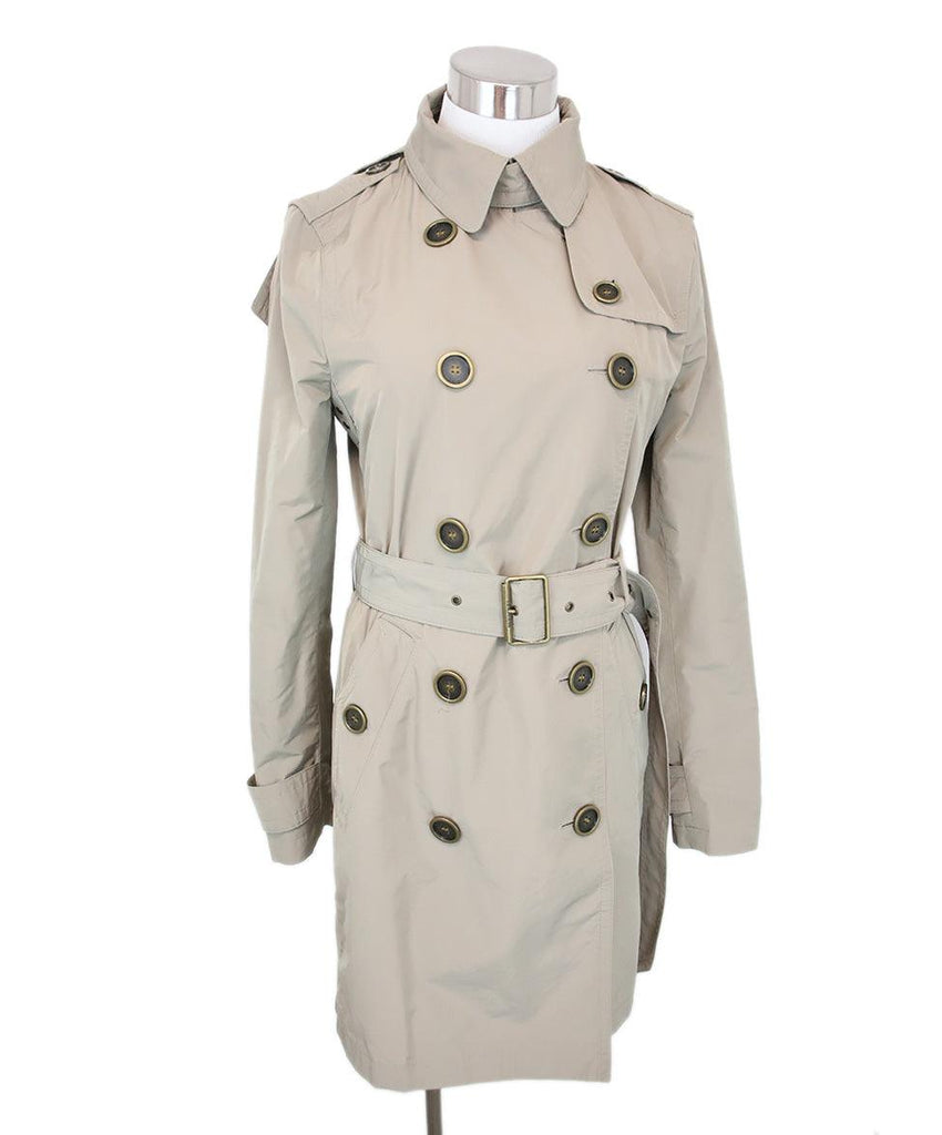 burberry polyester trench coat