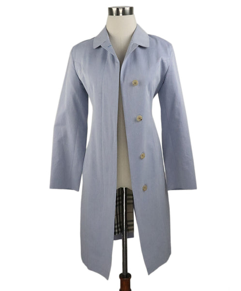 Burberry Light Blue Trench Coat Sz 4 – Michael's Consignment NYC