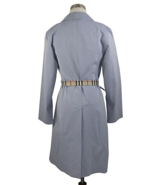 Burberry Light Blue Trench Coat Sz 4 – Michael's Consignment NYC