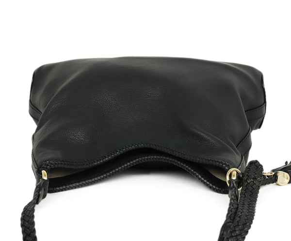 Shoulder Bag Gold Hardware Gucci Black Leather Handbag – Michael&#39;s Consignment NYC