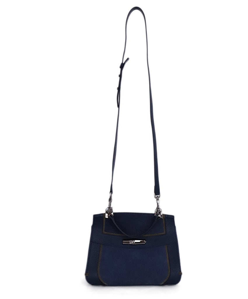 longchamp blue bag