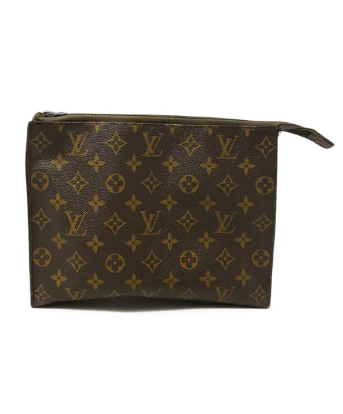 Louis Vuitton Brown Vintage Monogram Clutch Michael&#39;s Consignment NYC