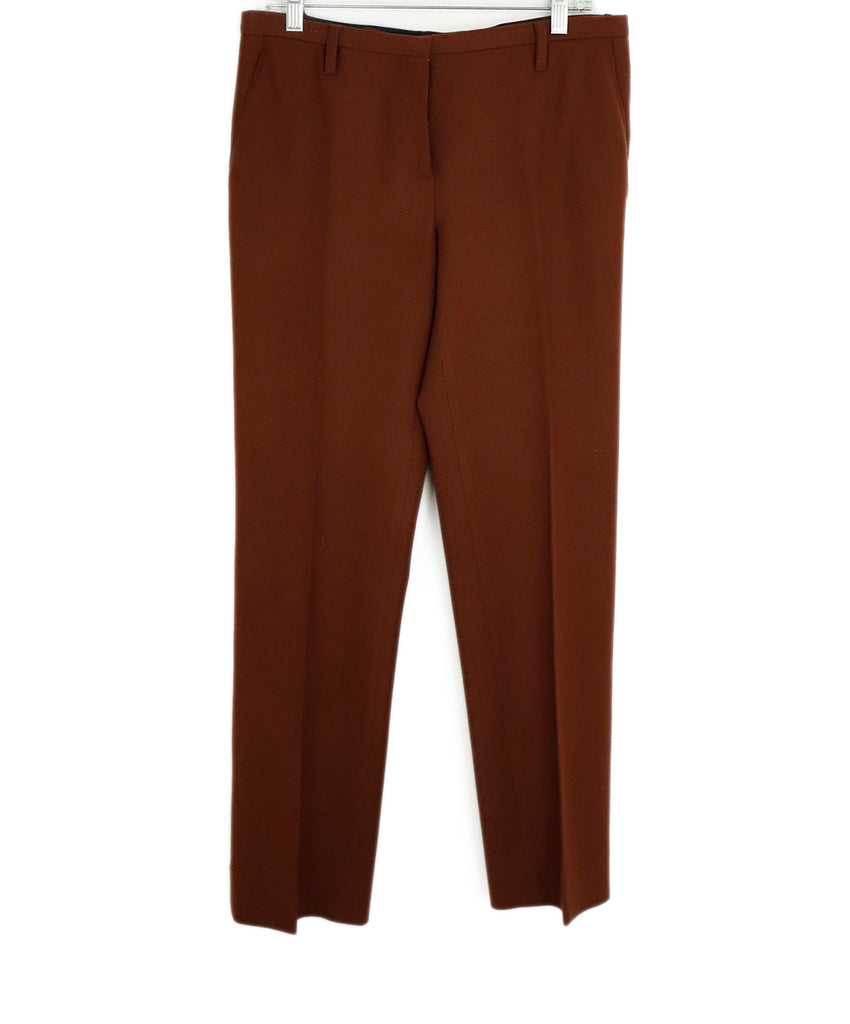 Prada Size 8 Brown Tobacco Wool Pants – Michael's Consignment NYC