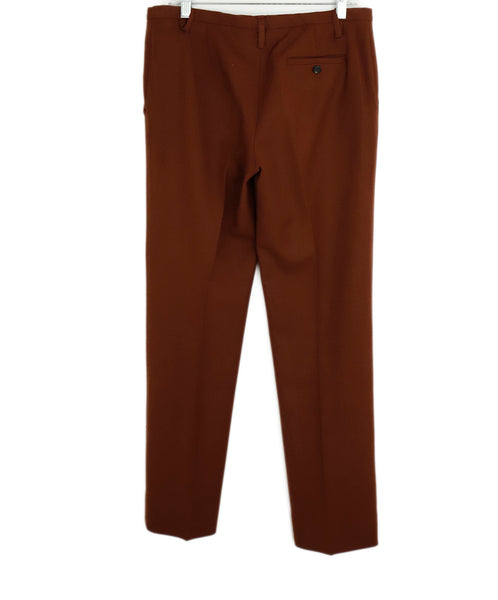 Prada Size 8 Brown Tobacco Wool Pants – Michael's Consignment NYC