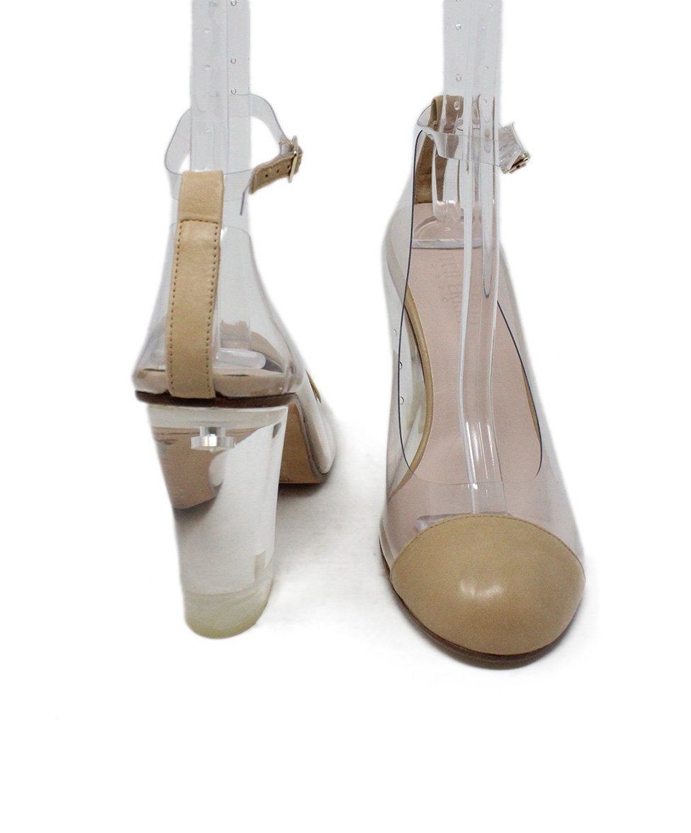 Spain Beige Clear Lucite Heels Sz 38.5 – Michael's Consignment NYC