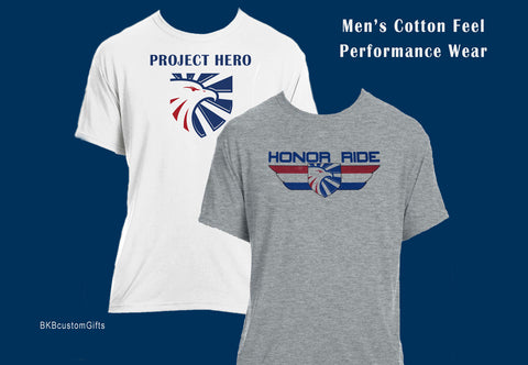 Project Hero Men's Performance 'cotton feel' T-Shirts –