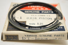 Load image into Gallery viewer, NOS OEM YAMAHA 214-11601-12-00  PISTON RING SET - O/S +0.25 - DT1  DT1B C S CMX