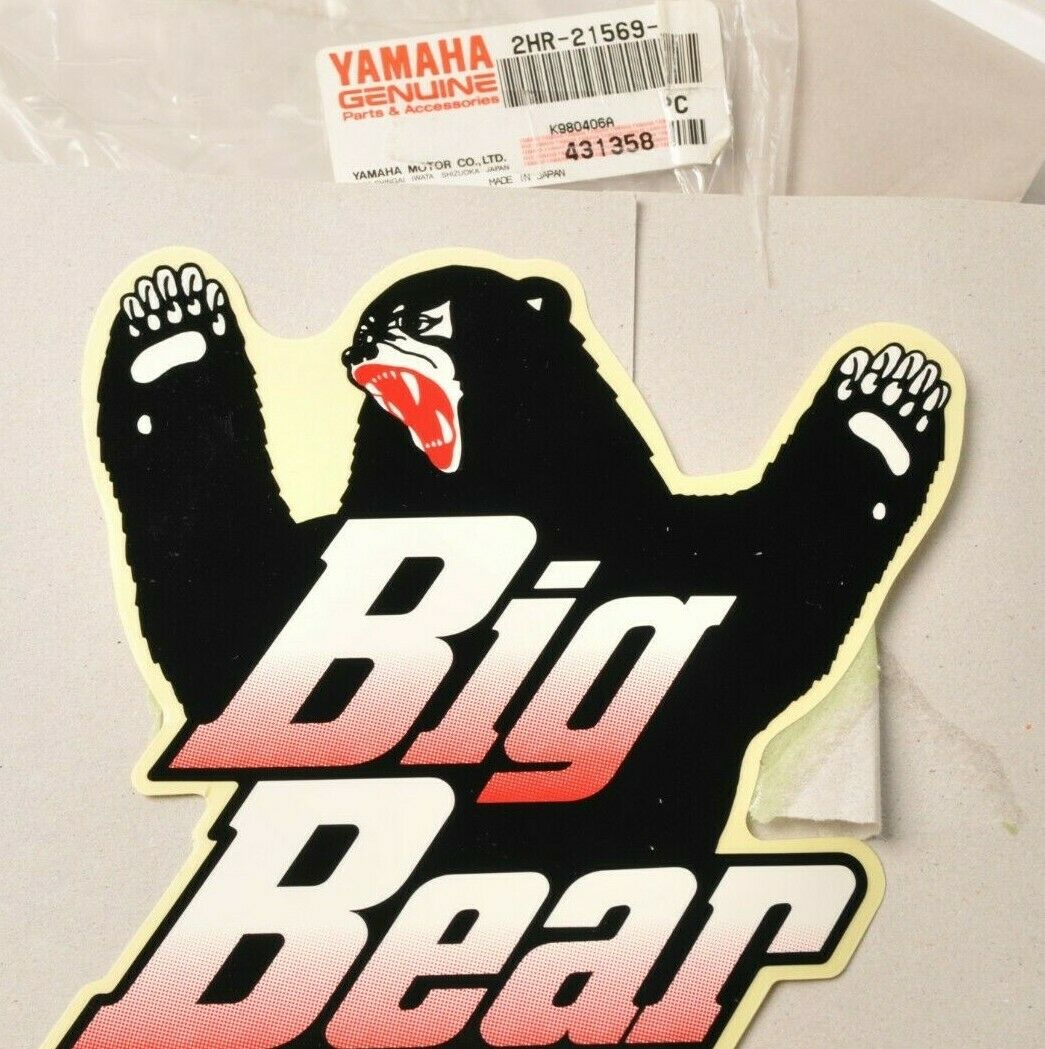 yamaha big bear stickers