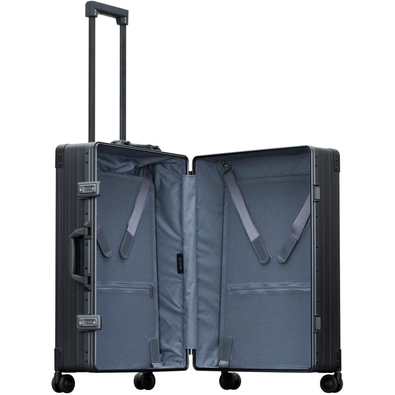 medium size checked luggage