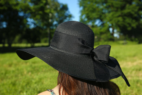 Black Sun Hat by Beautifully Warm