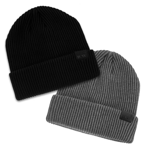 Black and Grey Fischer Caps