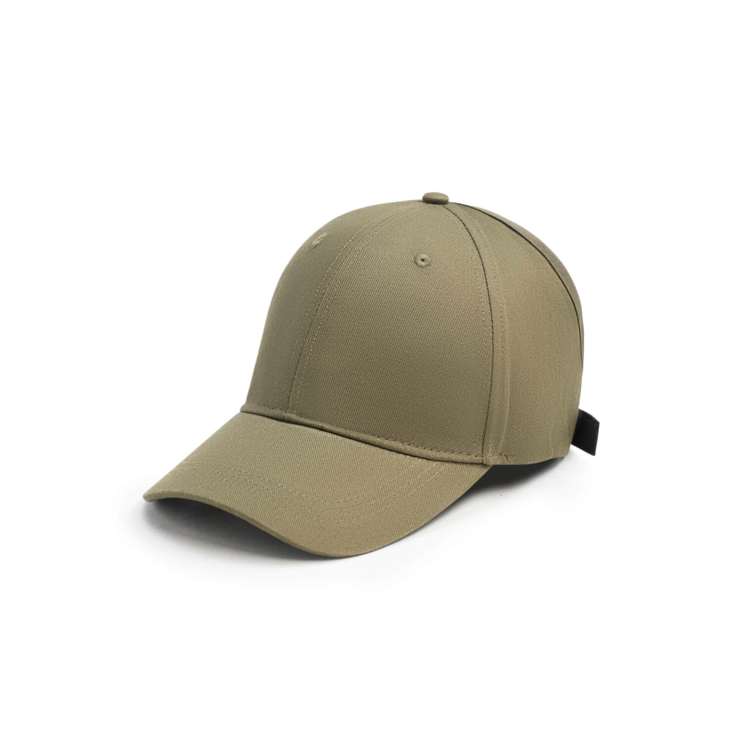 Only Curls Satin Lined Baseball Hat - Olive