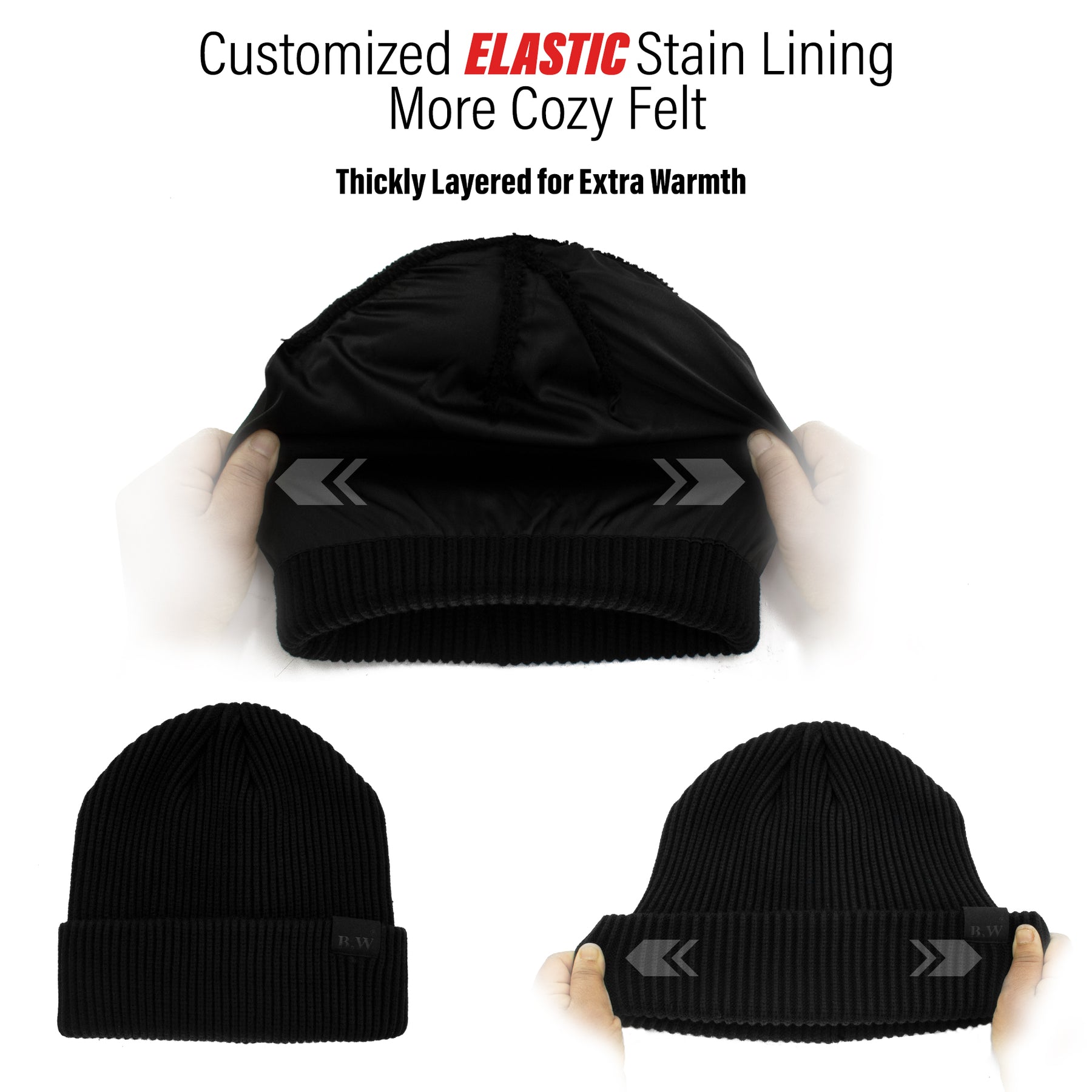 Men's Satin Lined Fischer Cap - Black – Beautifully Warm, LLC