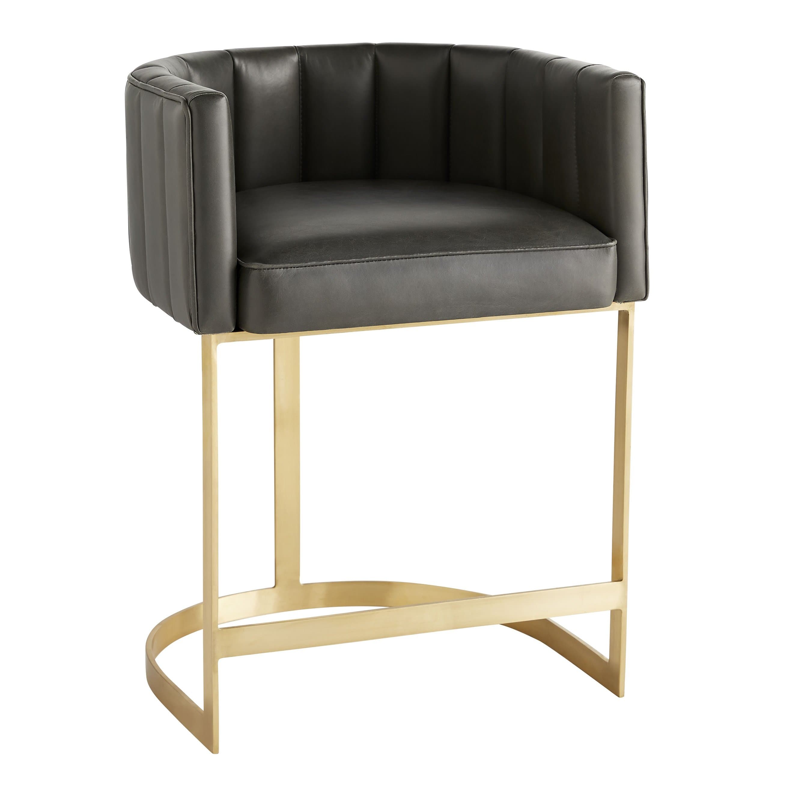 Arteriors Tatum Bar And Counter Stool Black Meadow Blu