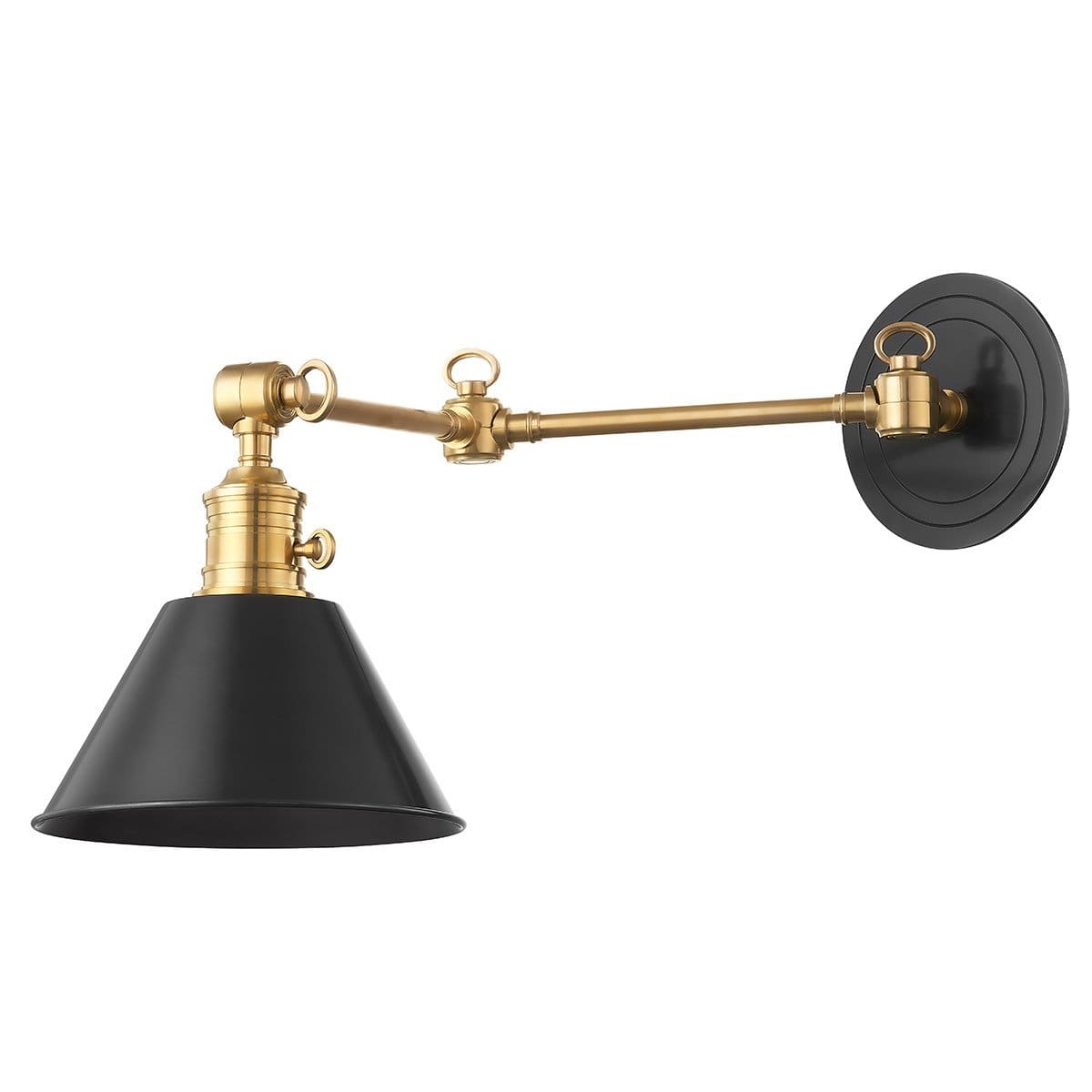 aged brass wall lights