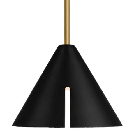 Alexa Hampton Curt 6 Light Midnight Black and Burnished Brass