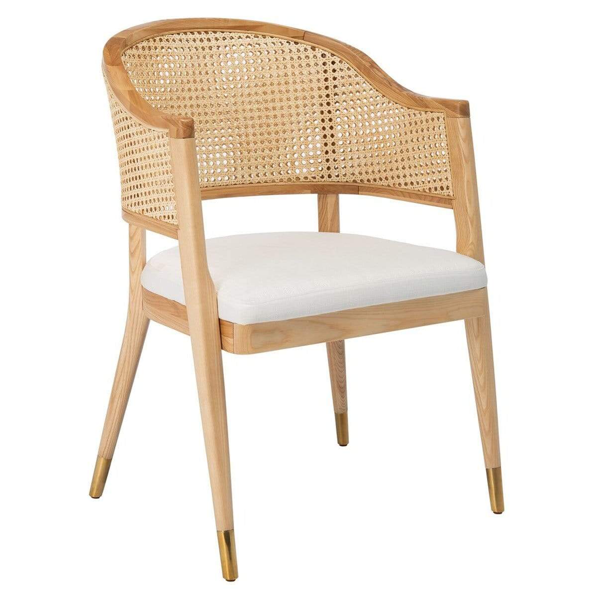 safavieh couture rogue rattan dining chair