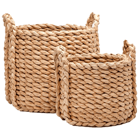 Regina Andrew Finn Leather Basket Large