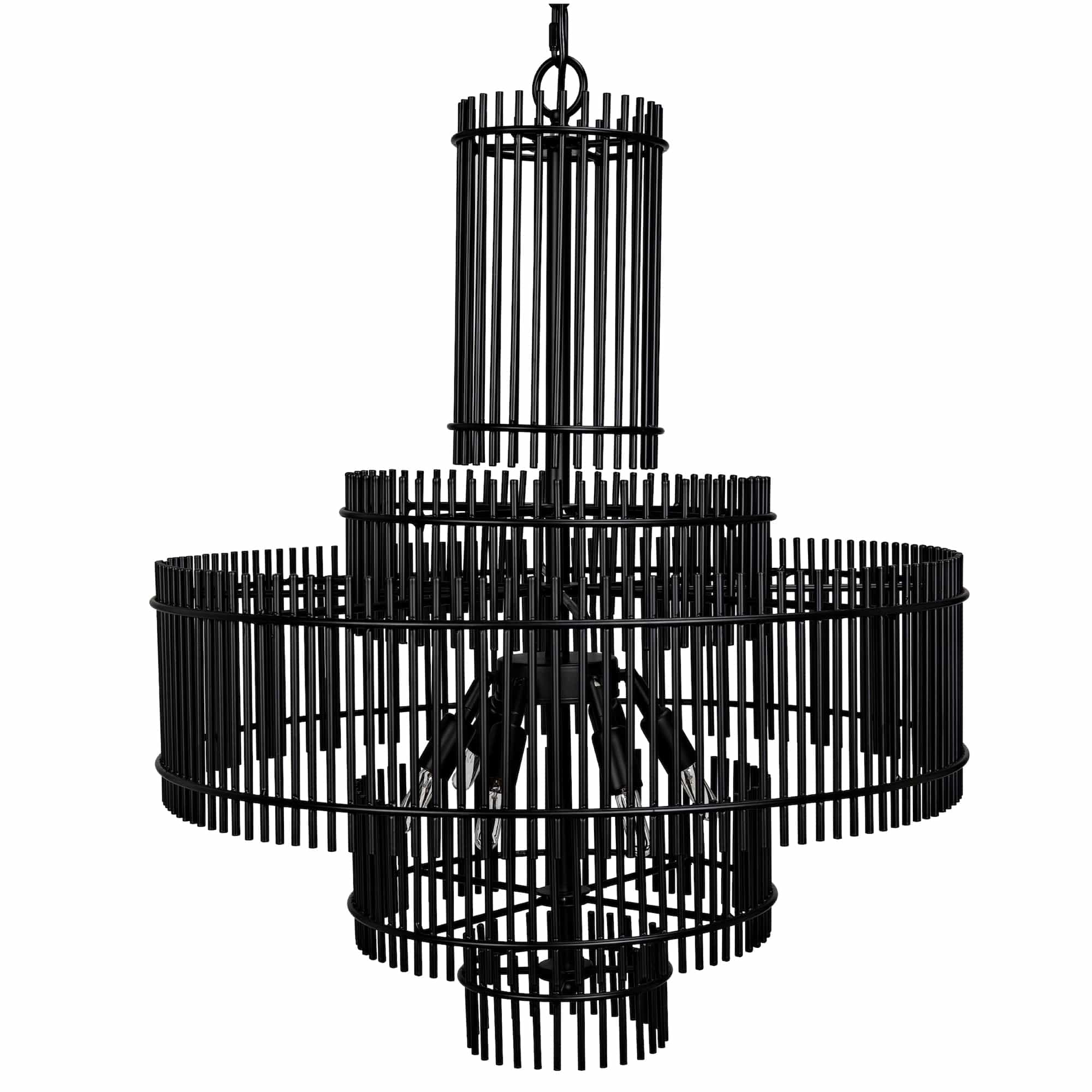 noir lighting chandelier