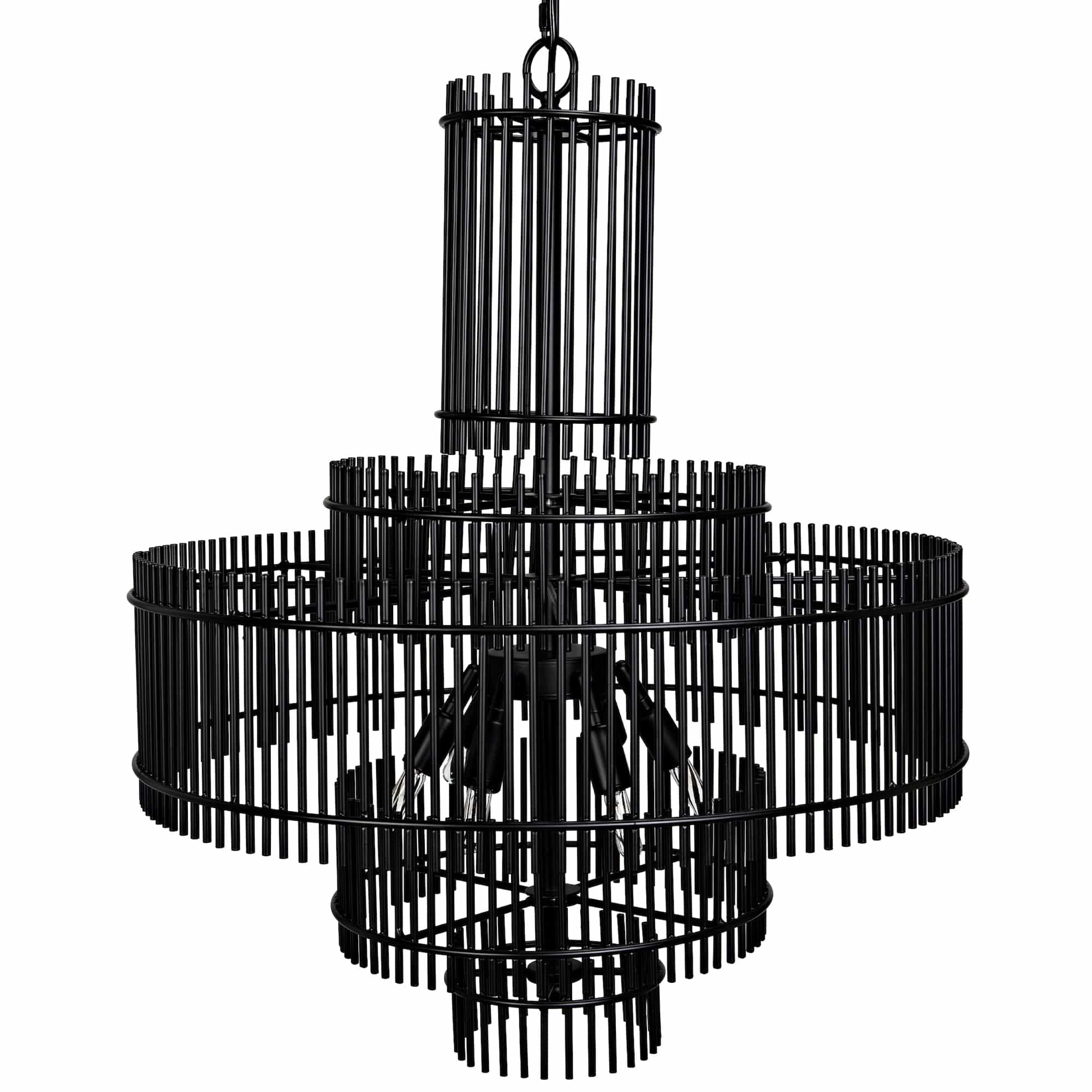 noir lighting chandelier